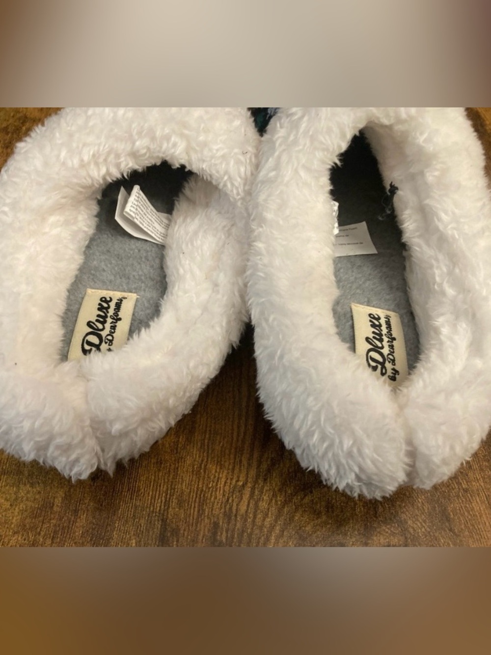 Dluxe by Dearfoams Women's Carol Snowman Scuff Slippers Size 7-8 new - Picture 4 of 6